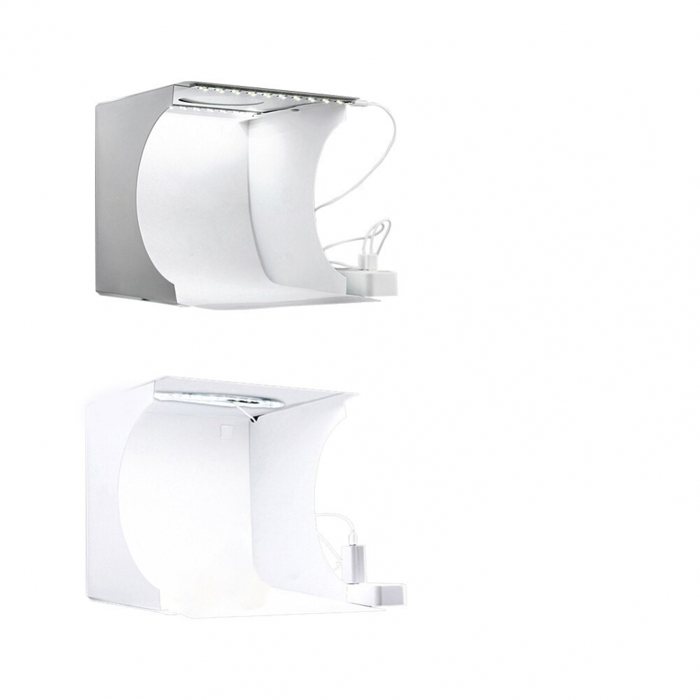 Mini studio foto cu benzi LED pentru fotografii de produs , Studio foto cu 6 fundaluri colorate și iluminare LED [3]