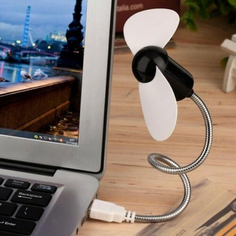Mini Ventilator USB Reglabil pentru Calculator sau Laptop, ABS, Eficienta Maxima Premium, CBD CORAL BEST DEALS Negru [2]
