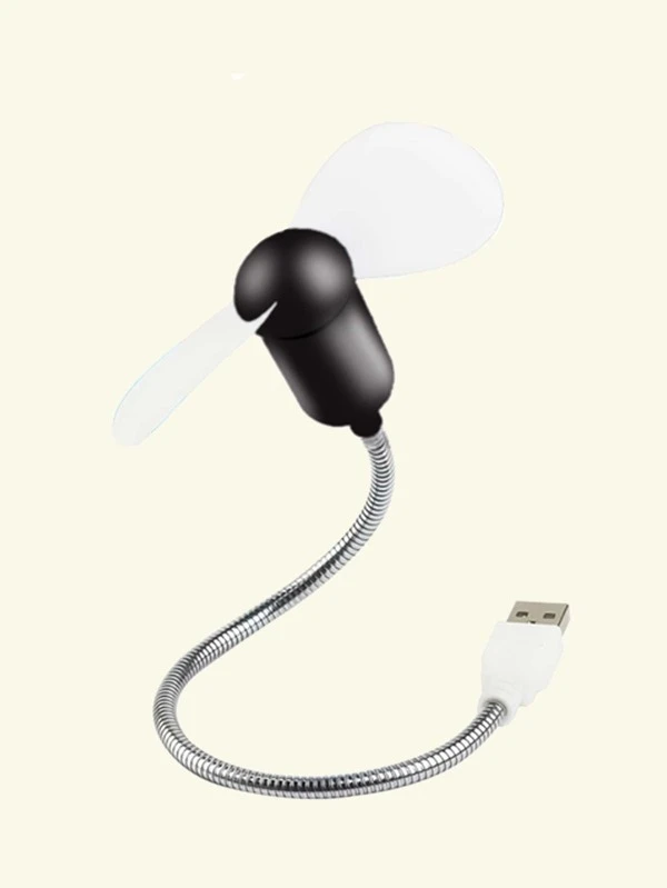 Mini Ventilator USB Reglabil pentru Calculator sau Laptop, ABS, Eficienta Maxima Premium, CBD CORAL BEST DEALS Negru [5]