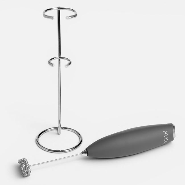 Mixer electric gri pentru spumă de lapte cu suport [3]