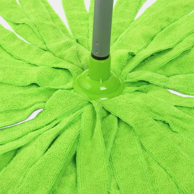 Mop Microfibră Verde Lime cu Coadă, 150 g [2]