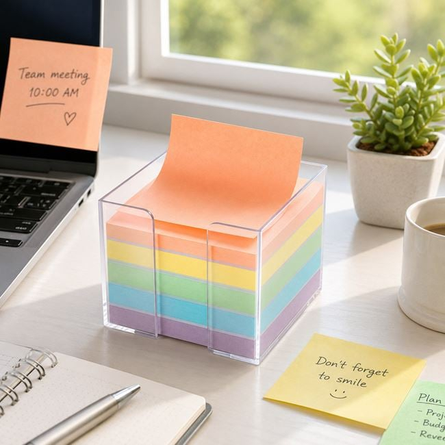 Notițe Colorate în Suport 8,5x8,5cm – 700 File [1]