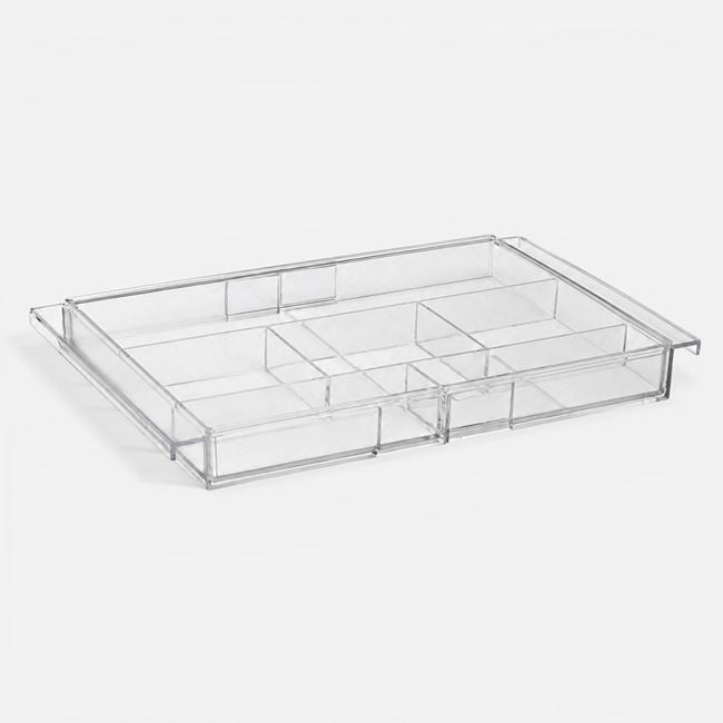 Organizator transparent extensibil pentru sertar 31–51 cm [3]