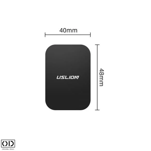 Placa Metalica cu Magnet Neodim, Adeziv 3M pentru Suporturile Auto, CBD CORAL BEST DEALS Negru [4]