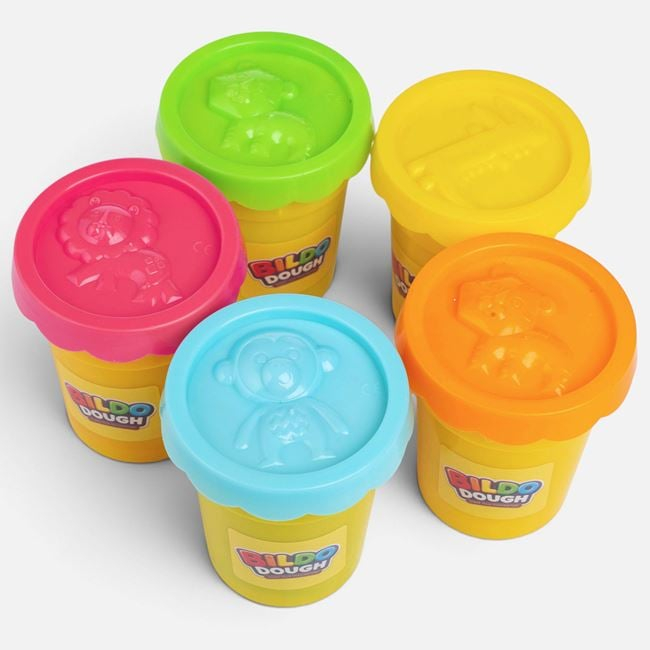 Set Plastilină Neon, 5 Borcane x 135 g [3]
