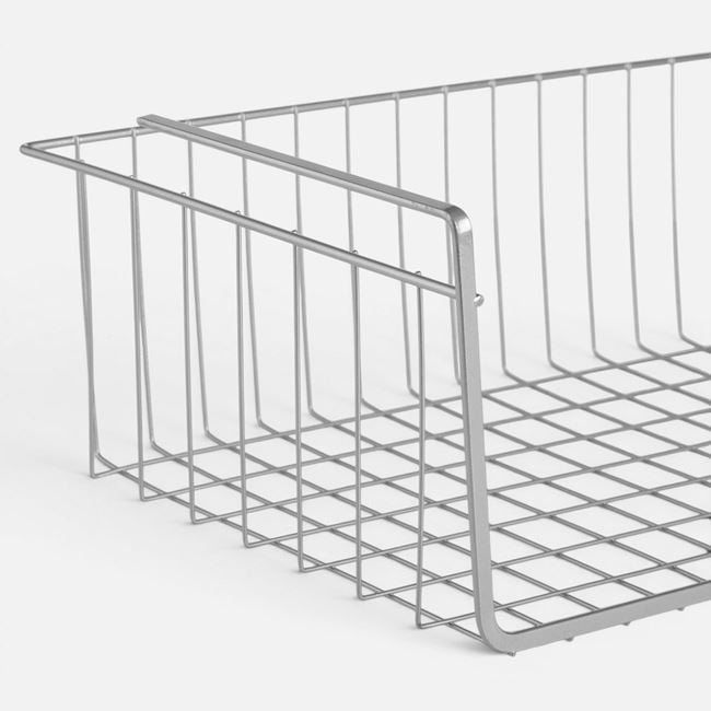 Raft Suspendabil Metalic Argintiu 40 x 26 x 15 cm [4]