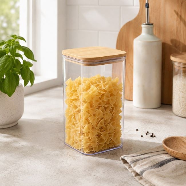 Recipient Alimente cu Capac Bambus 1,5 L [2]
