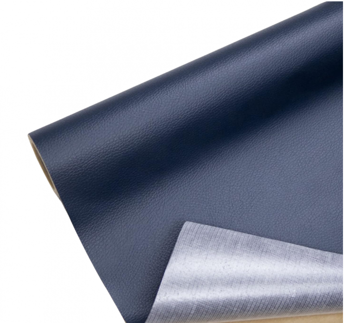 Rola din Piele Ecologica, Culoare Albastru Marin Pentru Reconditionare si Retapitare Canapea, Scaun, Interior Auto, Autoadeziv Puternic, Usor de Aplicat Dimensiune: 50 x 138 cm, Premium CBD CORAL BEST [3]