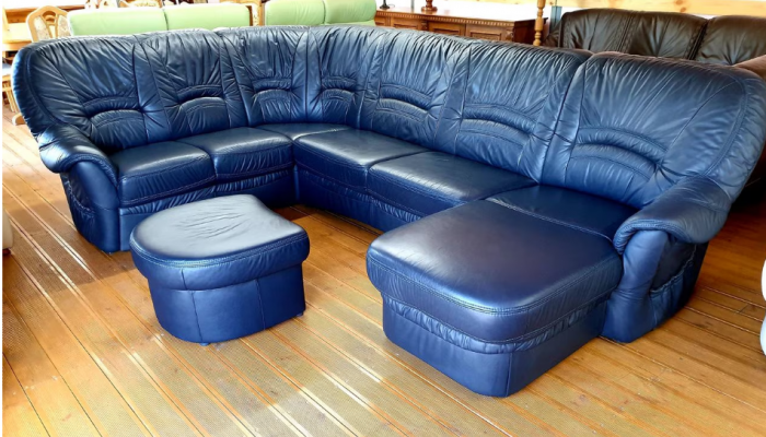 Rola din Piele Ecologica, Culoare Albastru Royal Pentru Reconditionare si Retapitare Canapea, Scaun, Interior Auto, Autoadeziv Puternic, Usor de Aplicat Dimensiune: 50 x 138 cm, Premium CBD CORAL BEST [5]