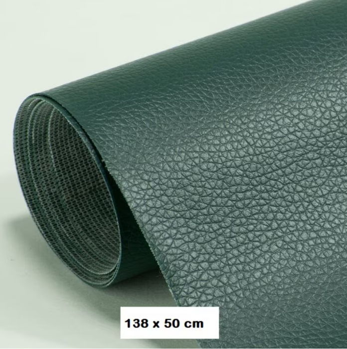 Rola din Piele Ecologica, Culoare Verde Pentru Reconditionare si Retapitare Canapea, Scaun, Interior Auto, Autoadeziv Puternic, Usor de Aplicat Dimensiune: 50 x 138 cm, Premium CBD CORAL BEST DEALS [5]