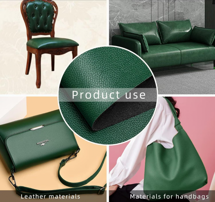 Rola din Piele Ecologica, Culoare Verde Pentru Reconditionare si Retapitare Canapea, Scaun, Interior Auto, Autoadeziv Puternic, Usor de Aplicat Dimensiune: 50 x 138 cm, Premium CBD CORAL BEST DEALS [2]