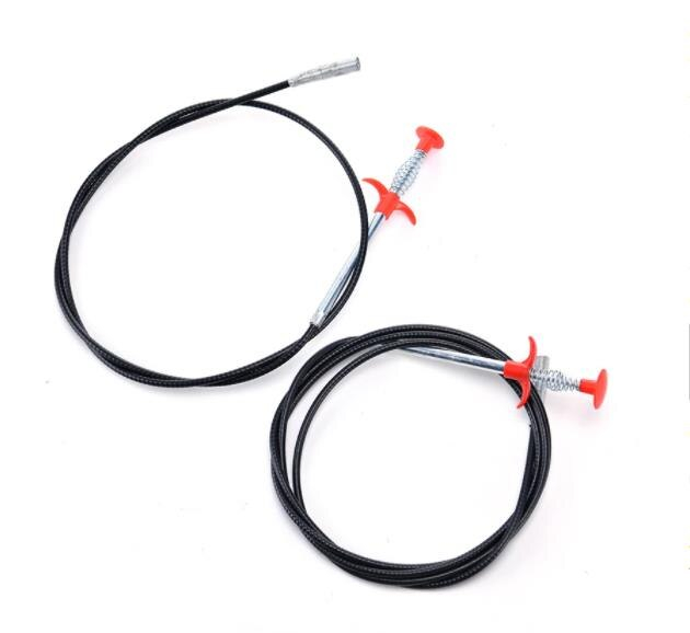 Sarpe pentru Desfundat Chiuvete, Instalatii de Scurgere si Tevi, Cazi, Cabine de Dus, WC, Sistem Mecanic Premium din Otel, Flexibil si Universal Compatibil, Negru, 90cm, CBD CORAL BEST DEALS [5]