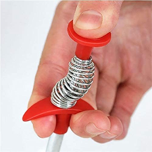 Sarpe pentru Desfundat Chiuvete, Instalatii de Scurgere si Tevi, Cazi, Cabine de Dus, WC, Sistem Mecanic Premium din Otel, Flexibil si Universal Compatibil, Negru, 90cm, CBD CORAL BEST DEALS [9]