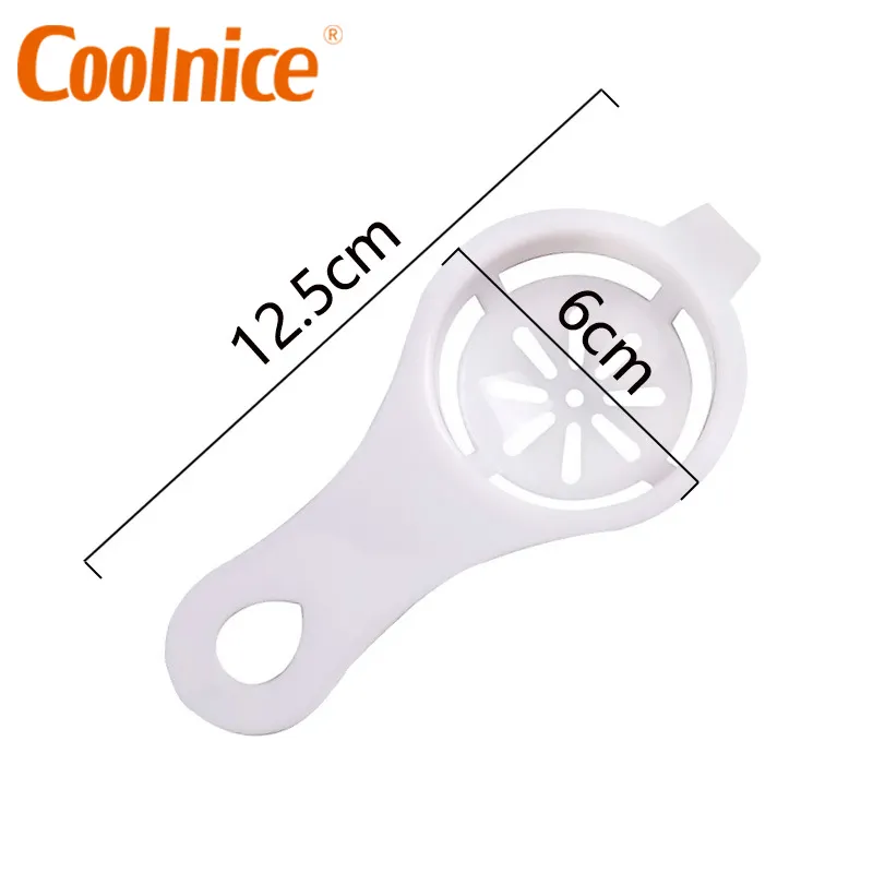 Separator pentru Oua, Separa Galbenusul de Albus, PVC Alb, CBD CORAL BEST DEALS Alb 6 cm [6]