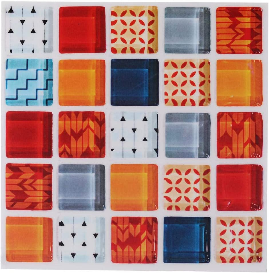 Set 19 Stickere Decorative pentru Perete sau Faianta, 10 x 10 cm, 0.19 m² [5]