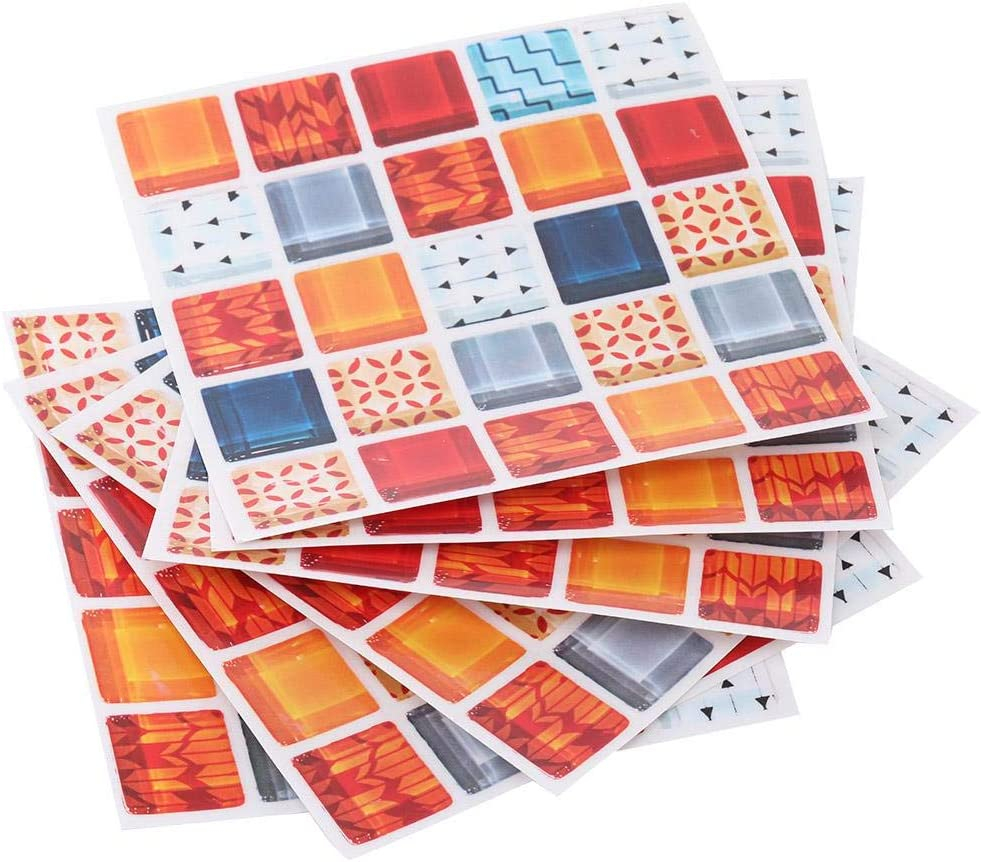 Set 19 Stickere Decorative pentru Perete sau Faianta, 10 x 10 cm, 0.19 m² [7]