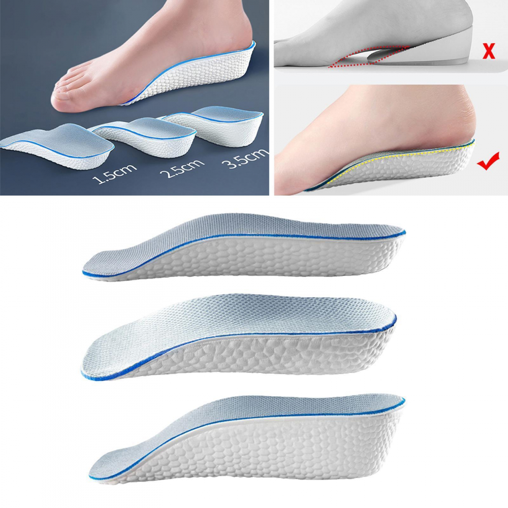 Set 2 Brant Inaltator pentru Pantofi, Suport Calcaie, Talonete, Adidasi, Tenisi sau Ghete, Unisex, +1.5 cm [2]