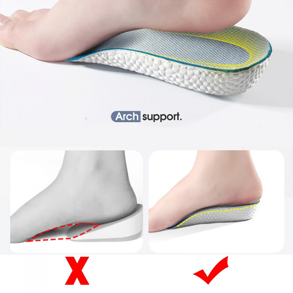Set 2 Brant Inaltator pentru Pantofi, Suport Calcaie, Talonete, Adidasi, Tenisi sau Ghete, Unisex, +1.5 cm [4]