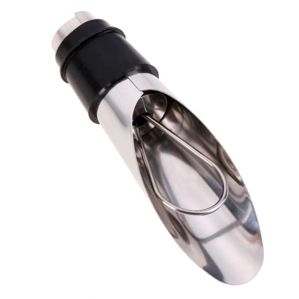 Set 2 Dopuri din Aluminiu pentru Sticle de Vin din Inox, Model Premium, CBD CORAL BEST DEALS Argintiu [3]