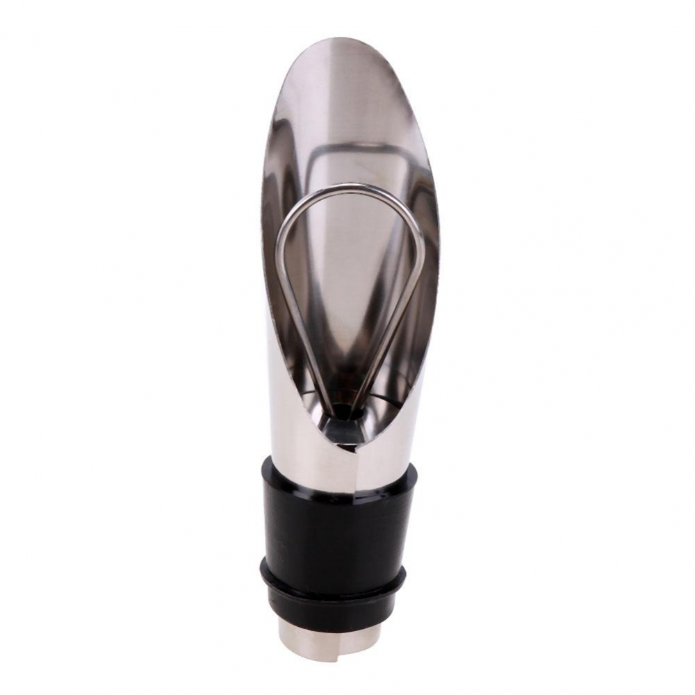 Set 2 Dopuri din Aluminiu pentru Sticle de Vin din Inox, Model Premium, CBD CORAL BEST DEALS Argintiu [8]