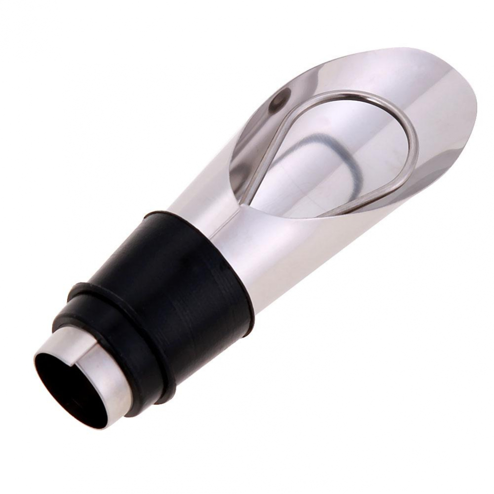 Set 2 Dopuri din Aluminiu pentru Sticle de Vin din Inox, Model Premium, CBD CORAL BEST DEALS Argintiu [7]