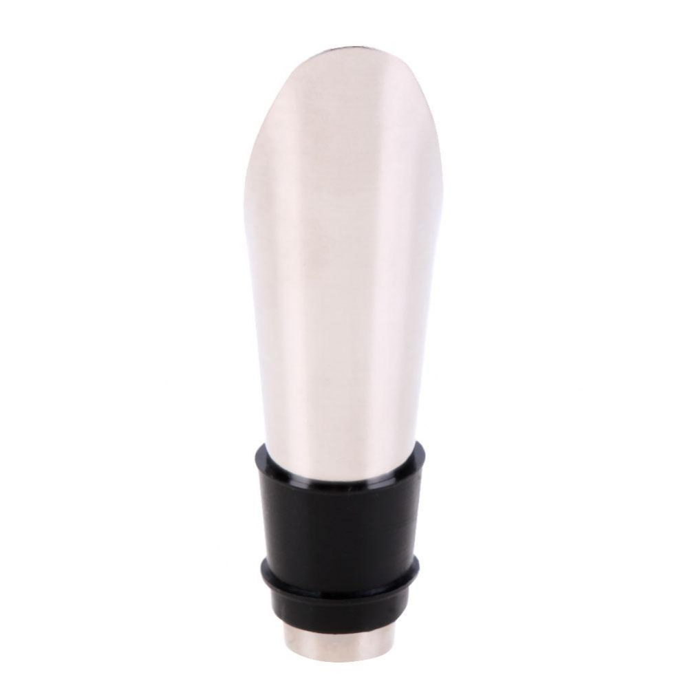 Set 2 Dopuri din Aluminiu pentru Sticle de Vin din Inox, Model Premium, CBD CORAL BEST DEALS Argintiu [9]