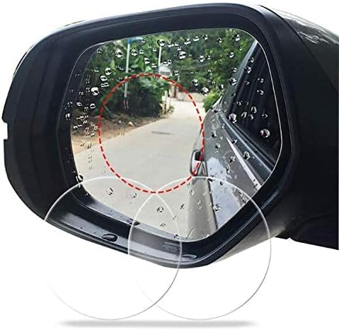 Set 2 folii pentru oglinda auto, anti ploaie și anti aburire, rotundă, 10 x 15 cm CoralBestDeals [8]