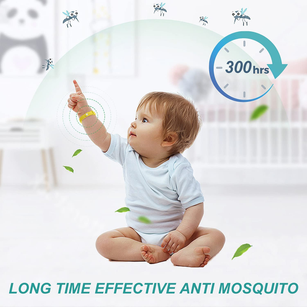 Set 3 Bratari Anti-Tantari/Insecte, Efect Repelent pana la 700 H, 100%, Natural, CBD CORAL BEST DEALS [5]