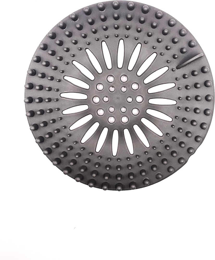 Set 3 site din silicon pentru scurgere chiuvetă, cadă și pardoseală, gri [5]