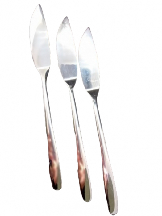 Set 3 din Bucati, Cutit pentru Peste, CBD CORAL BEST DEALS, Performanta si Eleganta, inox 18/10, lungime 199mm, grosime 2 mm, greutate 30 g. Premium [2]