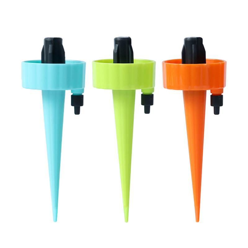 Set 3 dispozitive cu Sistem Reglabil al Debitului prin picurare, pentru Udarea si Irigarea Ghivecelor de Flori, plantelor si a Pomilor Fructiferi, Multicolor Multicolor [11]