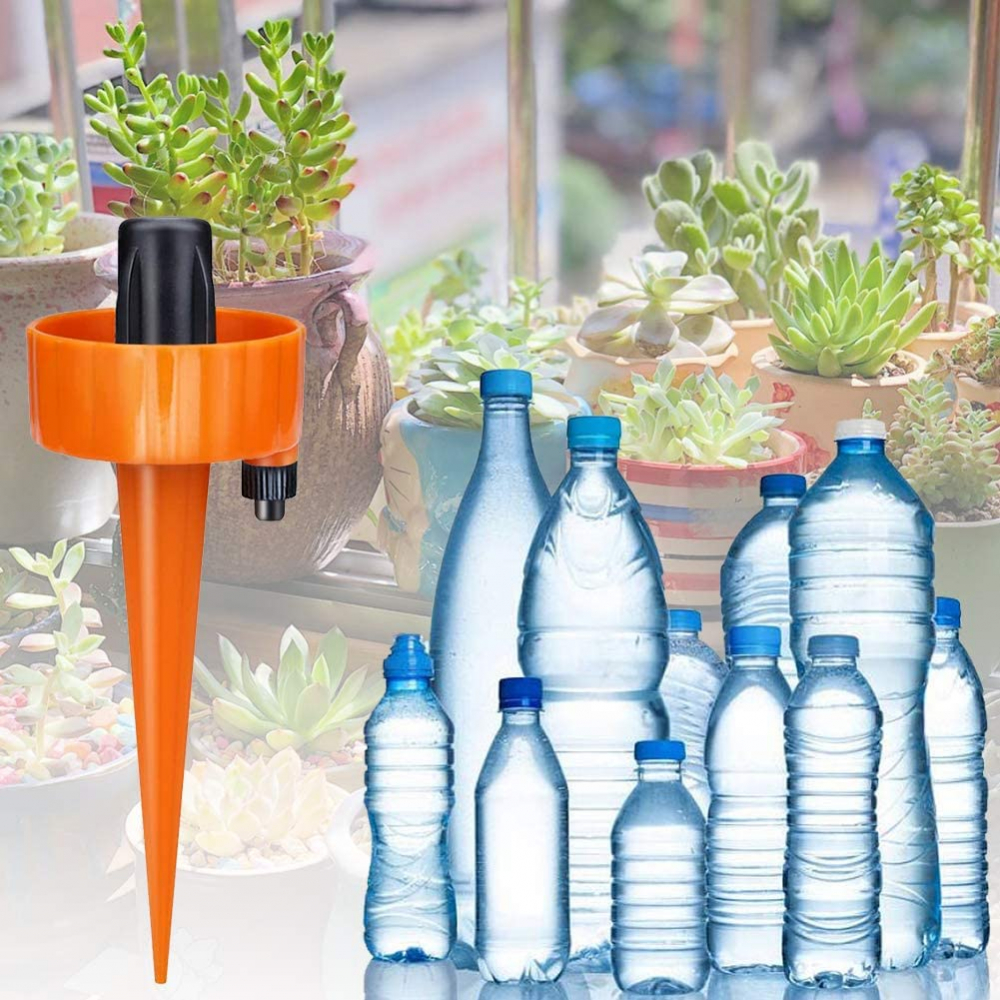 Set 3 dispozitive cu Sistem Reglabil al Debitului prin picurare, pentru Udarea si Irigarea Ghivecelor de Flori, plantelor si a Pomilor Fructiferi, Multicolor Multicolor [14]