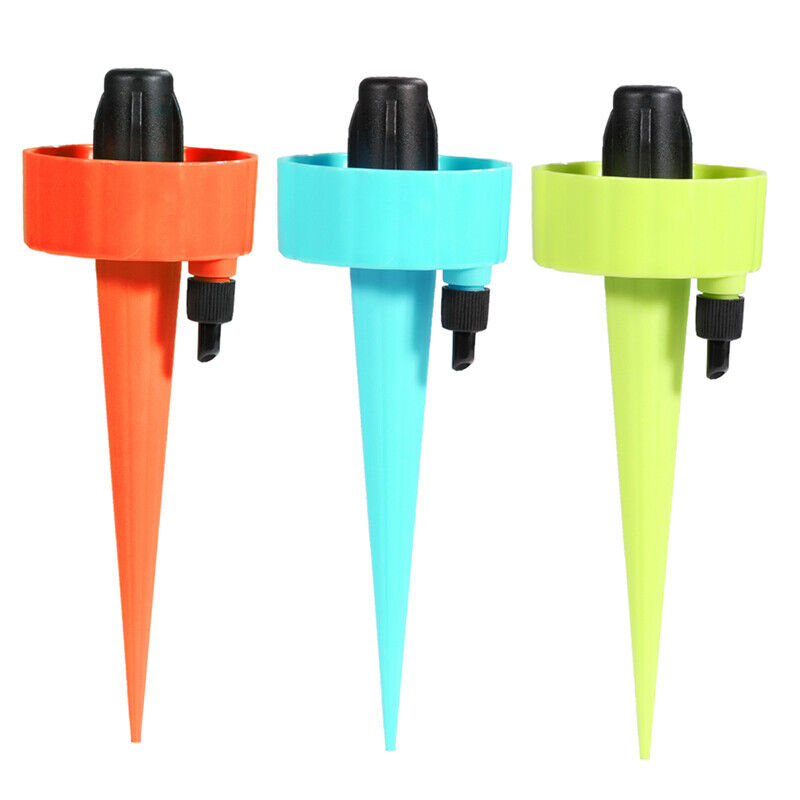 Set 3 dispozitive cu Sistem Reglabil al Debitului prin picurare, pentru Udarea si Irigarea Ghivecelor de Flori, plantelor si a Pomilor Fructiferi, Multicolor Multicolor [1]