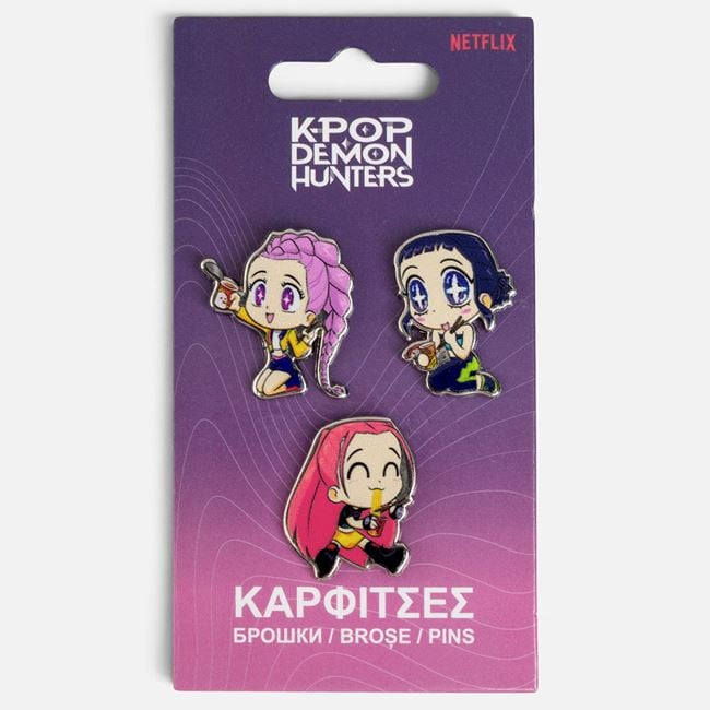 Set 3 Insigne K-POP Colorate, 2,5 cm [4]