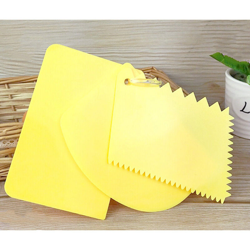 Set 3 Spatule pentru Modelat Alatul si Prajiturile, PVC, CBD CORAL BEST DEALS 3 [3]