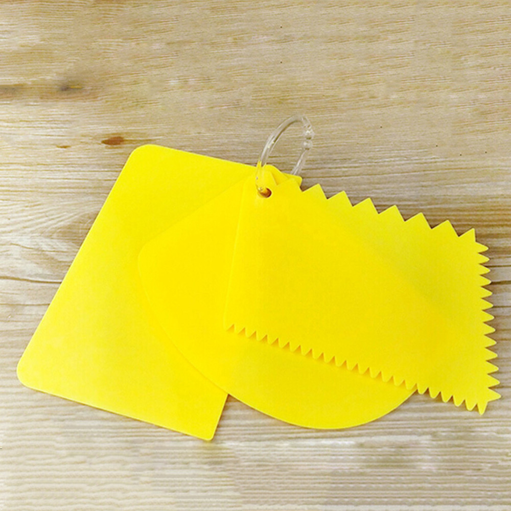 Set 3 Spatule pentru Modelat Alatul si Prajiturile, PVC, CBD CORAL BEST DEALS 3 [4]