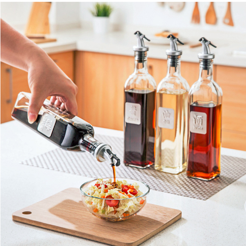 Set 4 Dopuri cu Capac pentru Sticla de Ulei, Otel, Vin, Model Premium, CBD CORAL BEST DEALS Argintiu antichizat [3]