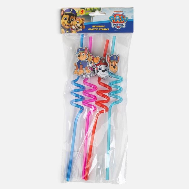Set 4 Paie Reutilizabile Paw Patrol din PVC, 27 cm [2]