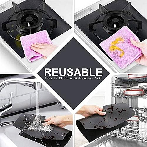 Set folie protecție reutilizabilă pentru plită și aragaz , Folie protecție premium pentru plită și aragaz 27cm [3]
