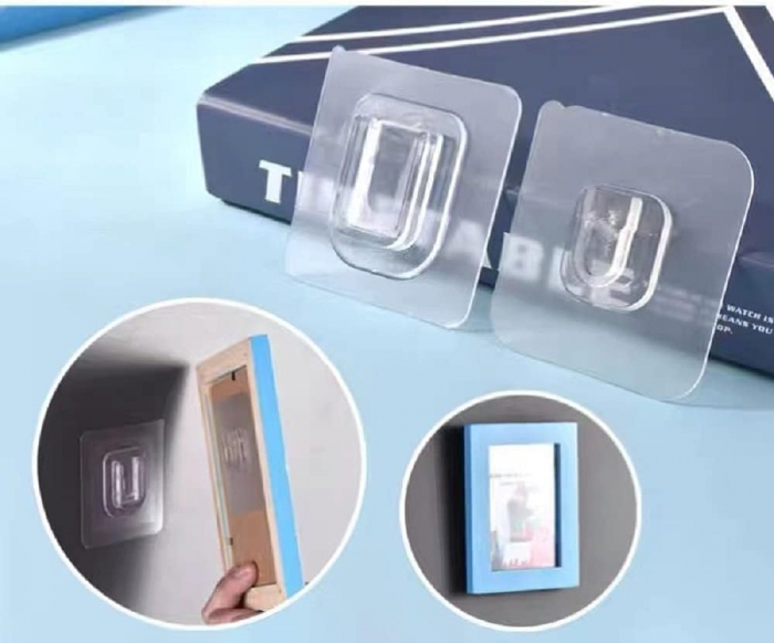 Set 5 Agățători Autoadezive Transparente - CBD CORAL BEST DEALS [8]
