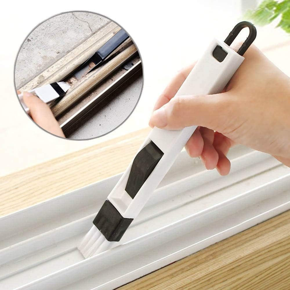 Set curățare tâmplărie PVC,Bureți abrazivi pentru geamuri,Perii dure cu mini fărăș [6]