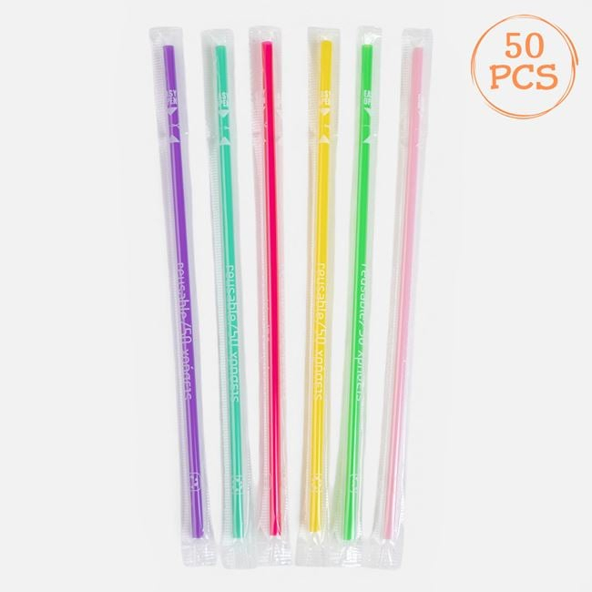 Set 50 Paie Reutilizabile Colorate 18 cm [1]