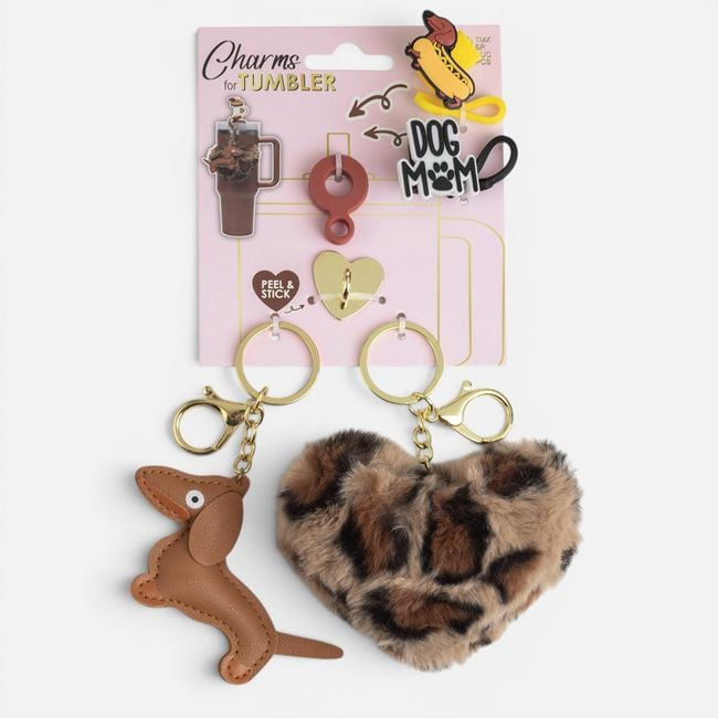Set 6 Charms Animal Print pentru Cană Termos [3]