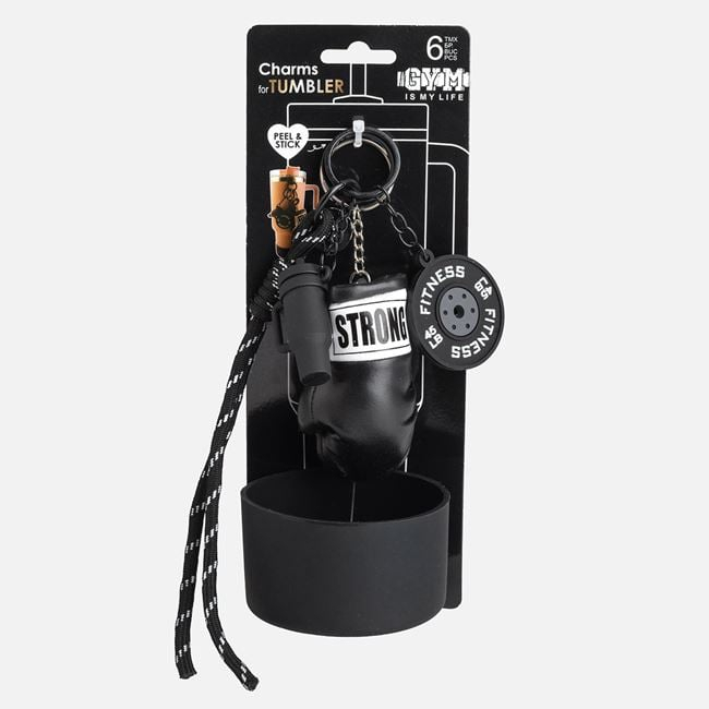 Set 6 Charms Negre pentru Cană Termos [3]
