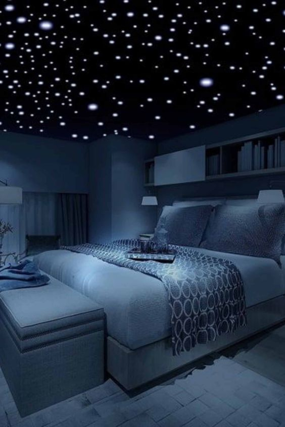 Set Buline si Luna Fosforescenta,210 Piese, 4 Dimensiuni cu Iluminare Indelungata, Autoadeziv, Premium, CBD CORAL BEST DEALS Fosforescent 2 cm [6]