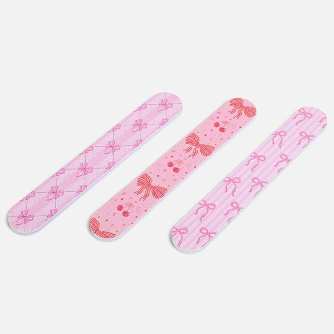 Set 3 Pile Fancy Roz cu Fundițe, 12,5 cm [2]