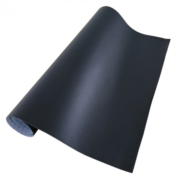 Set Sticker Autocolant Tabla Scolara si 5 Crete Colorate Incluse, 2m x 45cm, Premium Universal, Negru.CBD CORAL BEST DEALS [13]