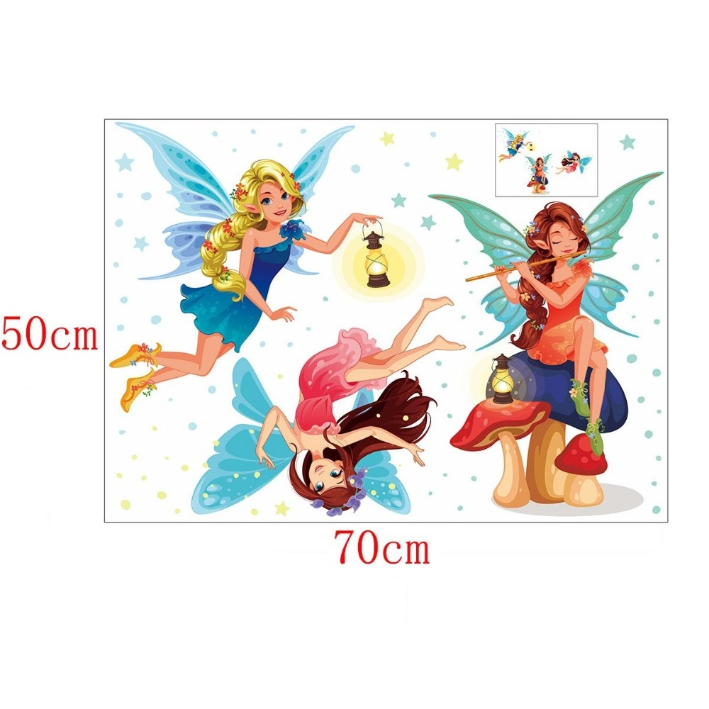 Sticker Decorativ 3 Zane Ursitoare, 50 x 70 cm, Autoadeziv, Premium, CBD CORAL BEST DEALS Albastru Caraibe 50 cm [3]