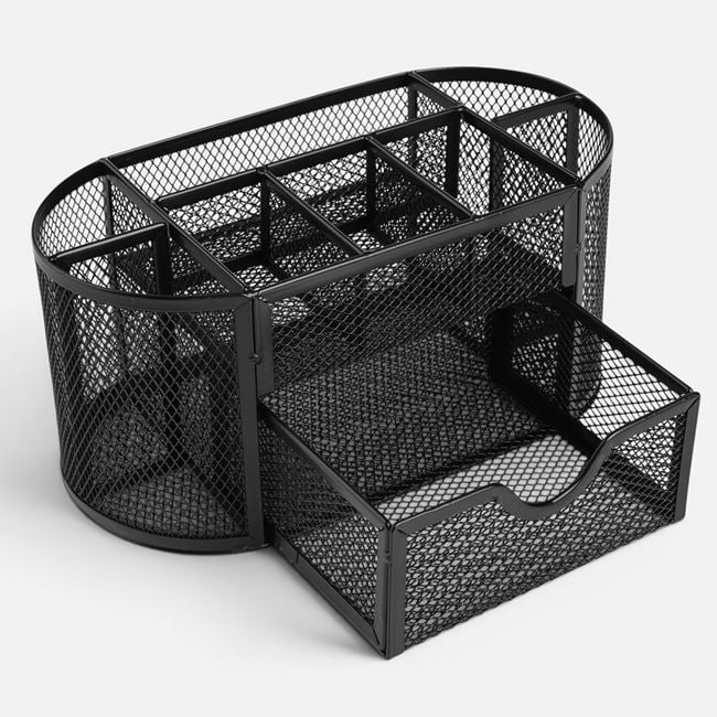 Suport din Sârmă cu 9 Compartimente pentru Birou 22x11x10cm [3]
