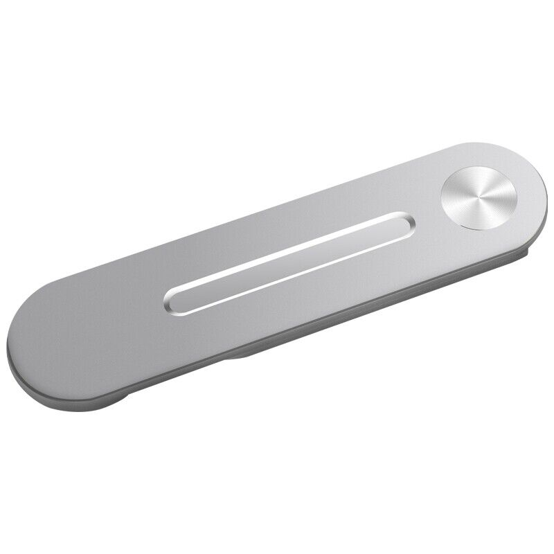 Suport Magnetic pentru Telefon cu Prindere pe Laptop sau Desktop cu Auto-Adeziv din Aluminiu, Premium, Compatibil Universal, CBD CORAL BEST DEALS Gri [5]